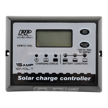 PWM 12V 15A Waterproof Solar Battery Charger